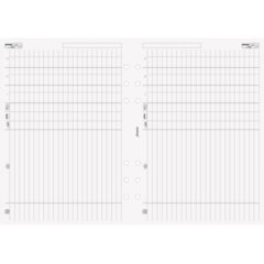 FX9340618 Anteckningsblad Vit A5 Linjera