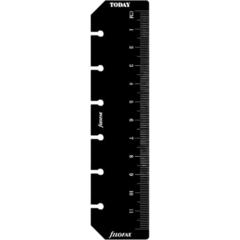 FX9213609 Linjal Systemkalender Filofax Svart Pocket
