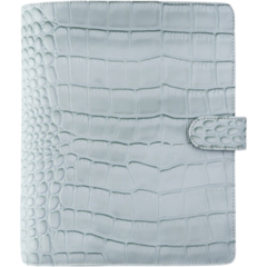 FX9026090 Classic Croc A5 Silver Notebook