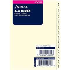 FX9211664 Refill Register Filofax A-Z Pocket