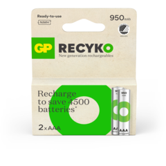 201241 Batteri GP ReCyko AAA 2-p