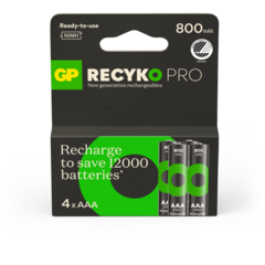 201244 Batteri GP Recyko Pro AAA 4pk