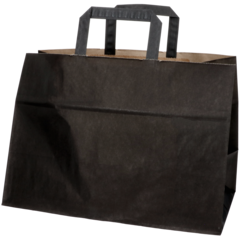 351726 Papirpose Svart Onyx 15L