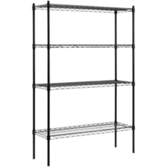 JWN421463 Hylla Patina Svart 106x53x160cm