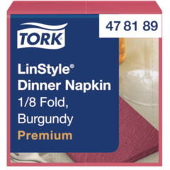 157478189 Servett Linstyle Tork Vinröd 1/8