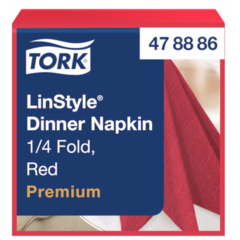 157478886 Servett Linstyle Tork Röd 1/4