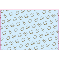 91050-2 Pastry Sheets Transparent 110x160 mm