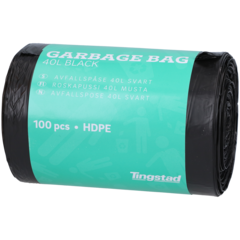 A40SH Avfallspåse 40L Svart