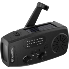 A15213 Hand Crank Radio Flashlight/Solar