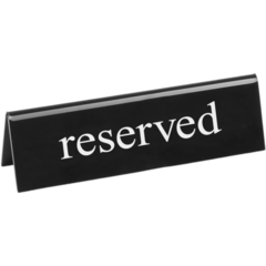 HE663462 Bordskylt Reserved Hendi 13x3,4x4cm