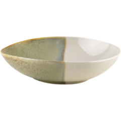 BLO855 Tallrik djup Soho Verde 22cm grön/beige