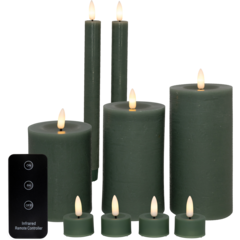 423055 Blockljus LED 10-delar Grön