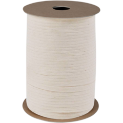 205205020200 Smalt Bomullsbånd Creme 5 mm x