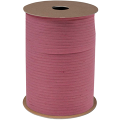 205205210200 Smalt Bomullsbånd Rosa 5 mm