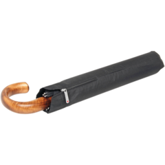 89828710 Paraply Knirps med Trähandtag Svart
