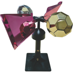 799151-Y Pro-Peller Röd Roterande Fågelskrämma