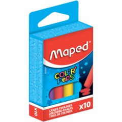 593501 Tavelkrita Färgade Maped 10-p