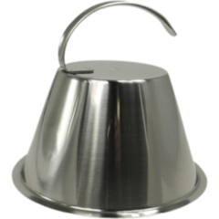 513007B Hamburger Cloche Stainless Ste