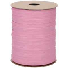 205205210200 Smalt Bomuldsbånd Rosa 5 mm x 200 m