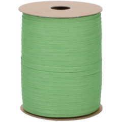 2052055430200 Smalt Bomuldsbånd Lysegrøn 5 mm x 200 m


