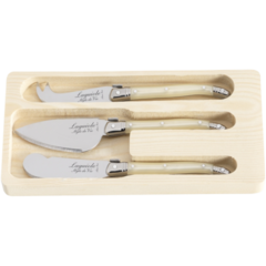 MA530108 Ostknivar Laguiole Pearl Set 3-pack