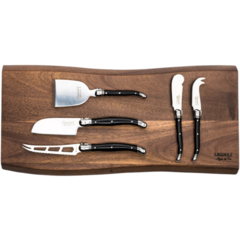 MA530115 Ostknivar / Skärbräda Laguiole Black Set 5-pack