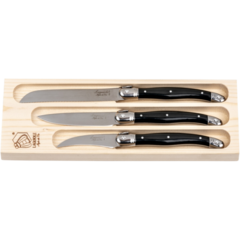 MA530130 Köksknivar Laguiole Black Set 3-pack