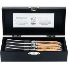 MA530525 Smörkniv Laguiole Olive Set 4-pack