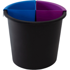 50384 Papperskorg 14L med 2 Insatser Hykab