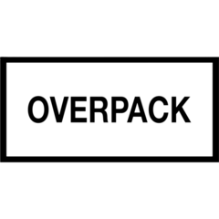 123632 Etiket Overpack 100x50x76mm