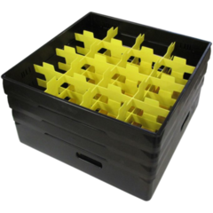 14BL3024BL Fackindelad korg + 3 ramar*