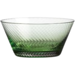 AID14557 Raw Swirl Glasskål grön 12,5cm