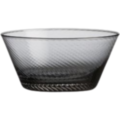 AID14577 Raw Swirl Glasskål grå 12,5cm