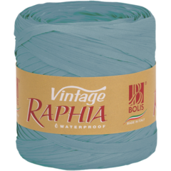 102141 Raffia Ribbon Vintage Blue 15