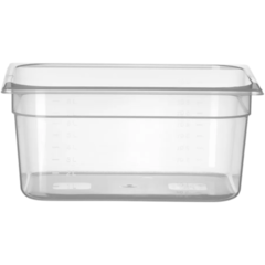 HE880111 Plastkantin Hendi GN 1/2 transparent