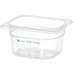 HE880470 Plastkantin Hendi GN 1/6 transparent