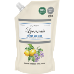 RYB131005 Tvål Refill Gunry Premium Lemon Verbena 750ml