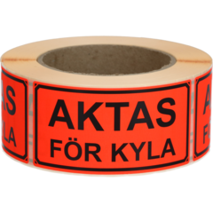 123371 Etikett Aktas För Kyla