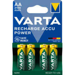 56706101404 Batteri Genopladeligt HR06 2100mAh 4P AA
