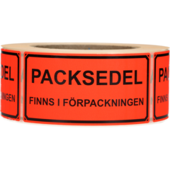 123369 Label Packsedel finns i förpackningen