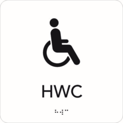 6705363 Taktil skilt HWC 150x150mm