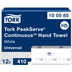 157100585 Pappershandduk Tork PeakServe H5 Universal Z-vikt Vit 1-lag