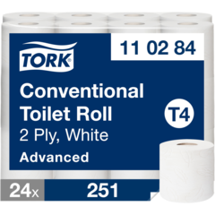 157110284 Toalettpapper Tork Advanced T4 Vit 2-lag 31,4m