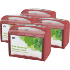 157272612-1 Borddispenser Tork Xpressnap N4 Rød