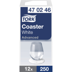 157470246 Glasunderlägg Tork Vit 9cm
