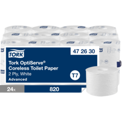 157472630 Toalettpapper Tork OptiServe Advanced Hylslös T7 2-lag 94m