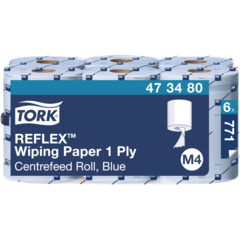 157473480 Tork Reflex Advanced Blue 1-Ply M4 Wiping Paper