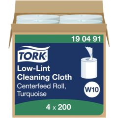 15790491-2 Precision Cleaning Cloth Roll Tork W10 Turquoise