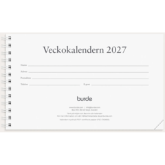 D1410 Almanakk Burde 1410 ukeplanlegger refill 2027