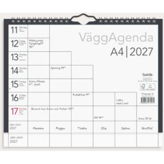 D1715 Veggkalender Burde 1715 Veggagenda 2027 A4